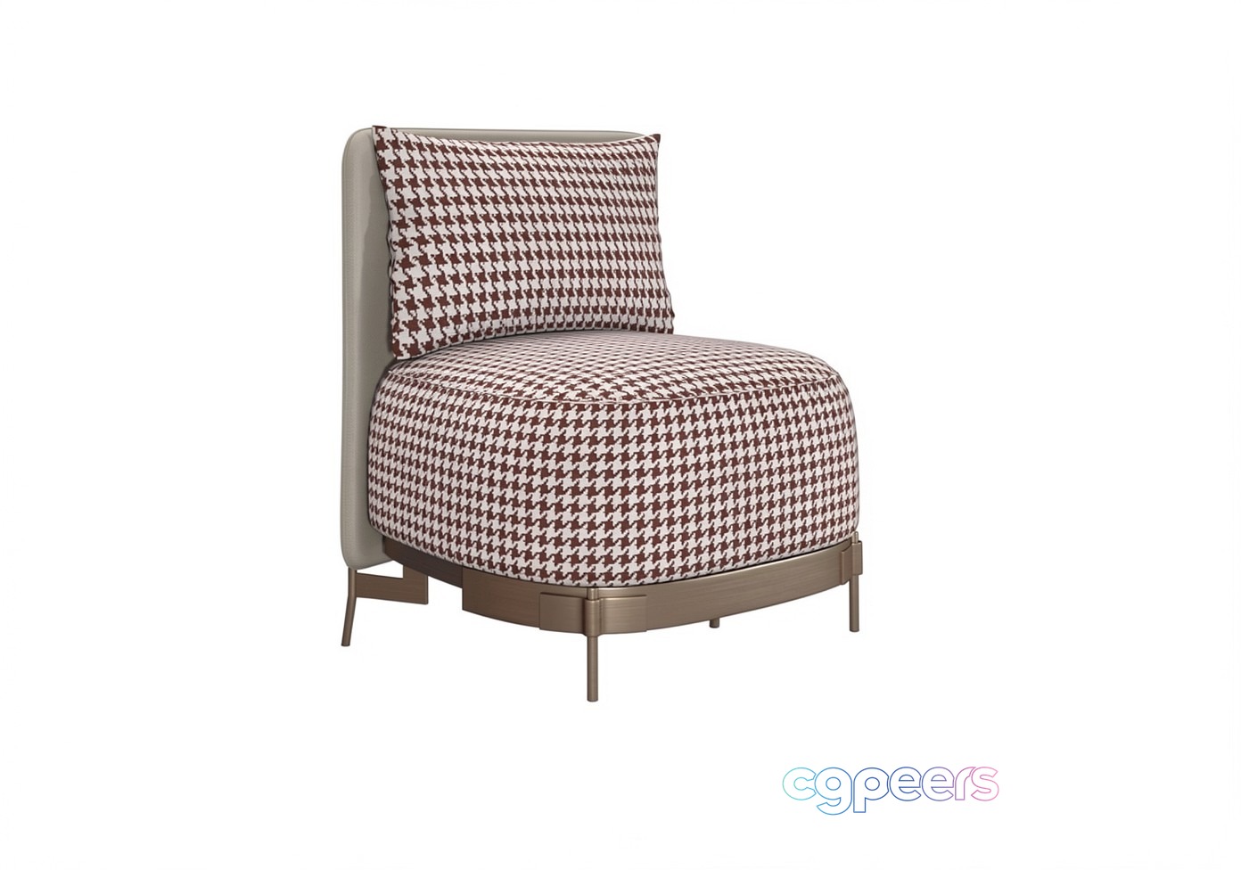 Modern Houndstooth Chair 3D Model - 21929 - VRAY Render Modern Houndstooth Chair 3D Model - 21929 - VRAY Render