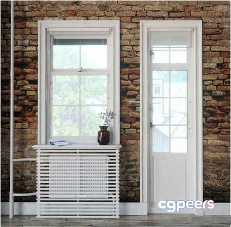 White Window And Door 3D Model - 135 - VRAY Render