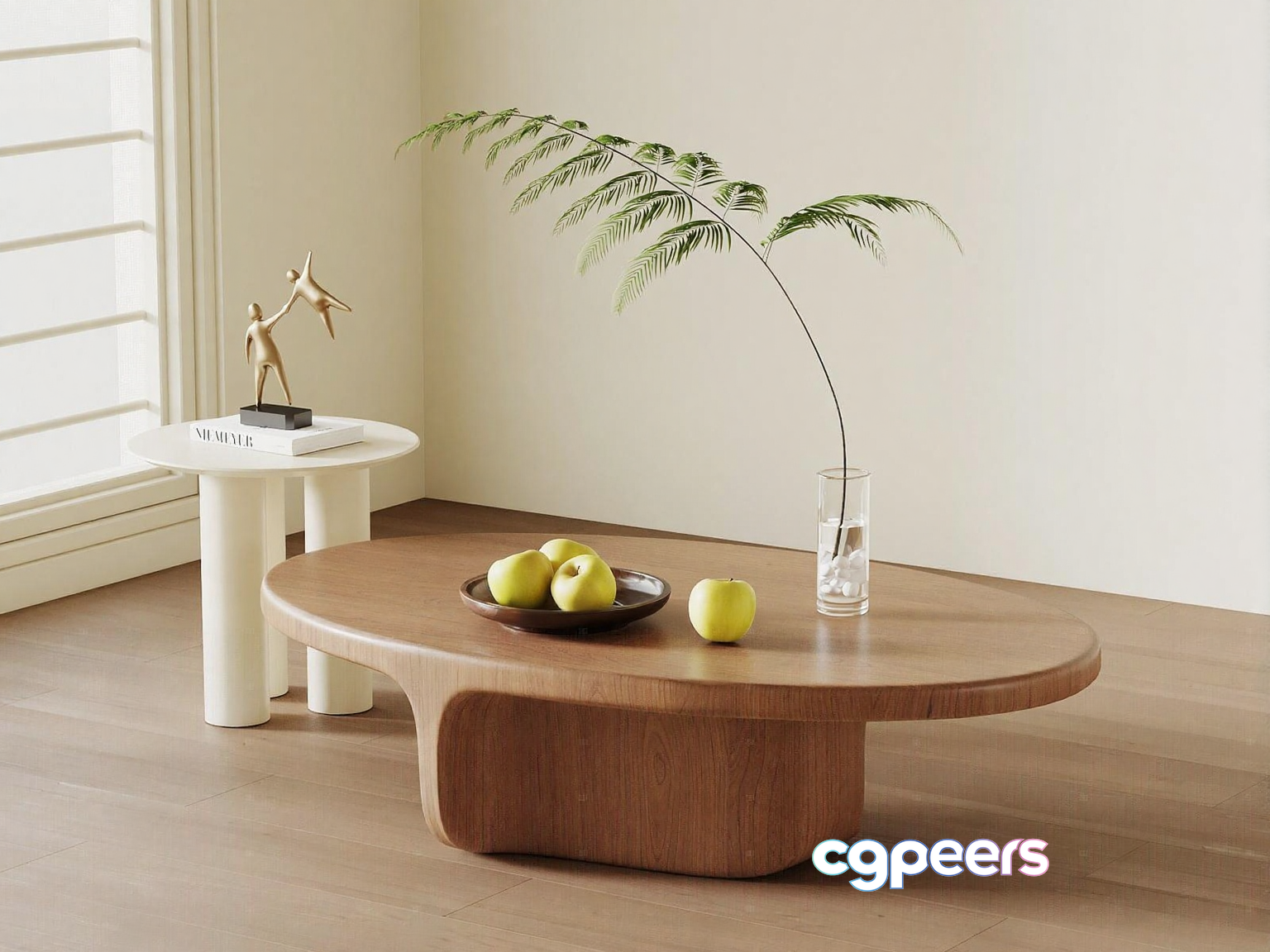 Modern Living Room 3D Model - 15070 - VRAY Render
