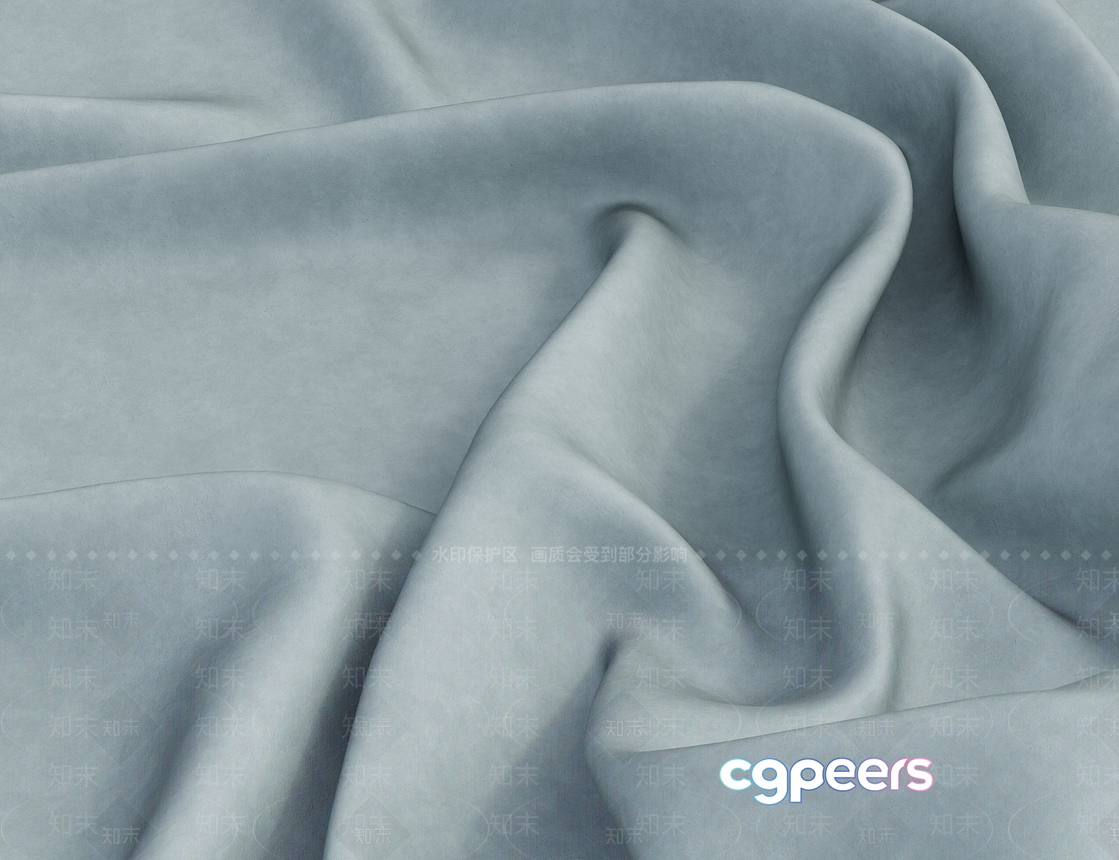 Gray Fabric 3D Model - 1060 - VRAY Render