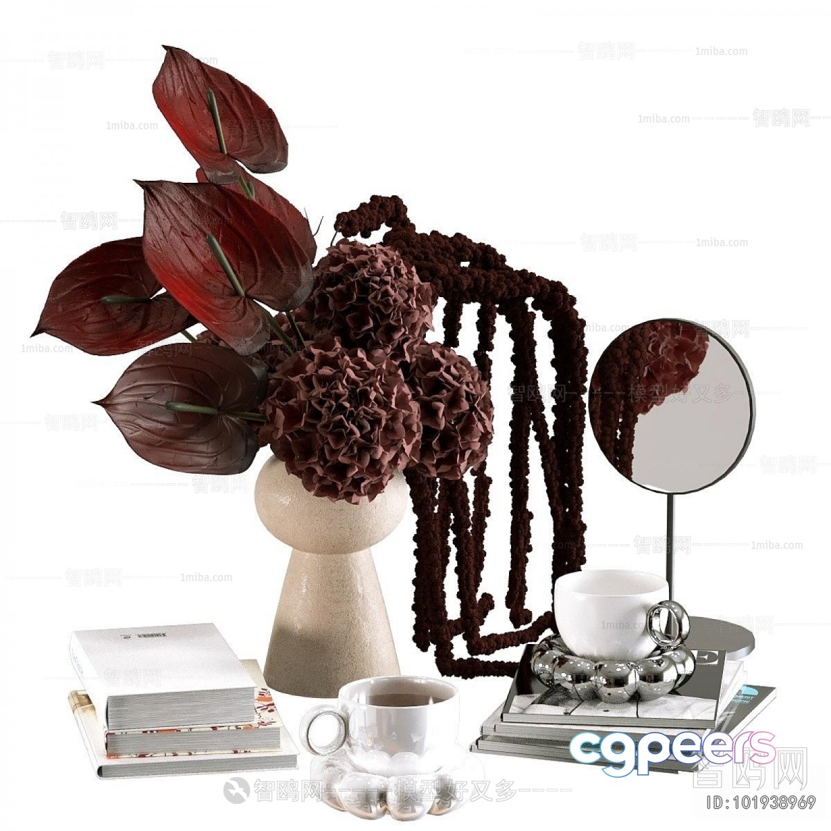 Modern Home Decor 3D Model - 16514 - CORONA Render Modern Home Decor 3D Model - 16514 - CORONA Render