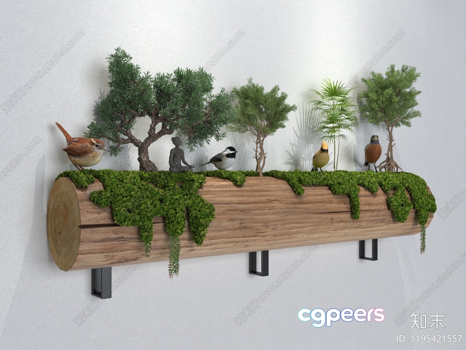 Wooden Decorative Wall Hanging 3D Model - 16712 - VRAY Render Wooden Decorative Wall Hanging 3D Model - 16712 - VRAY Render