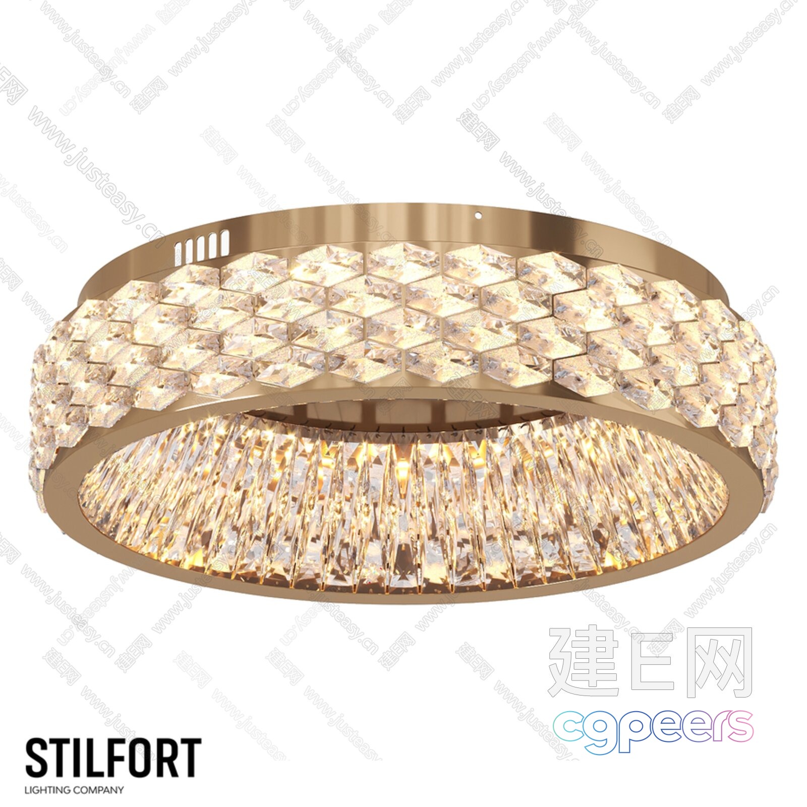 Gold Light Fixture 3D Model - 5732 - VRAY Render Gold Light Fixture 3D Model - 5732 - VRAY Render