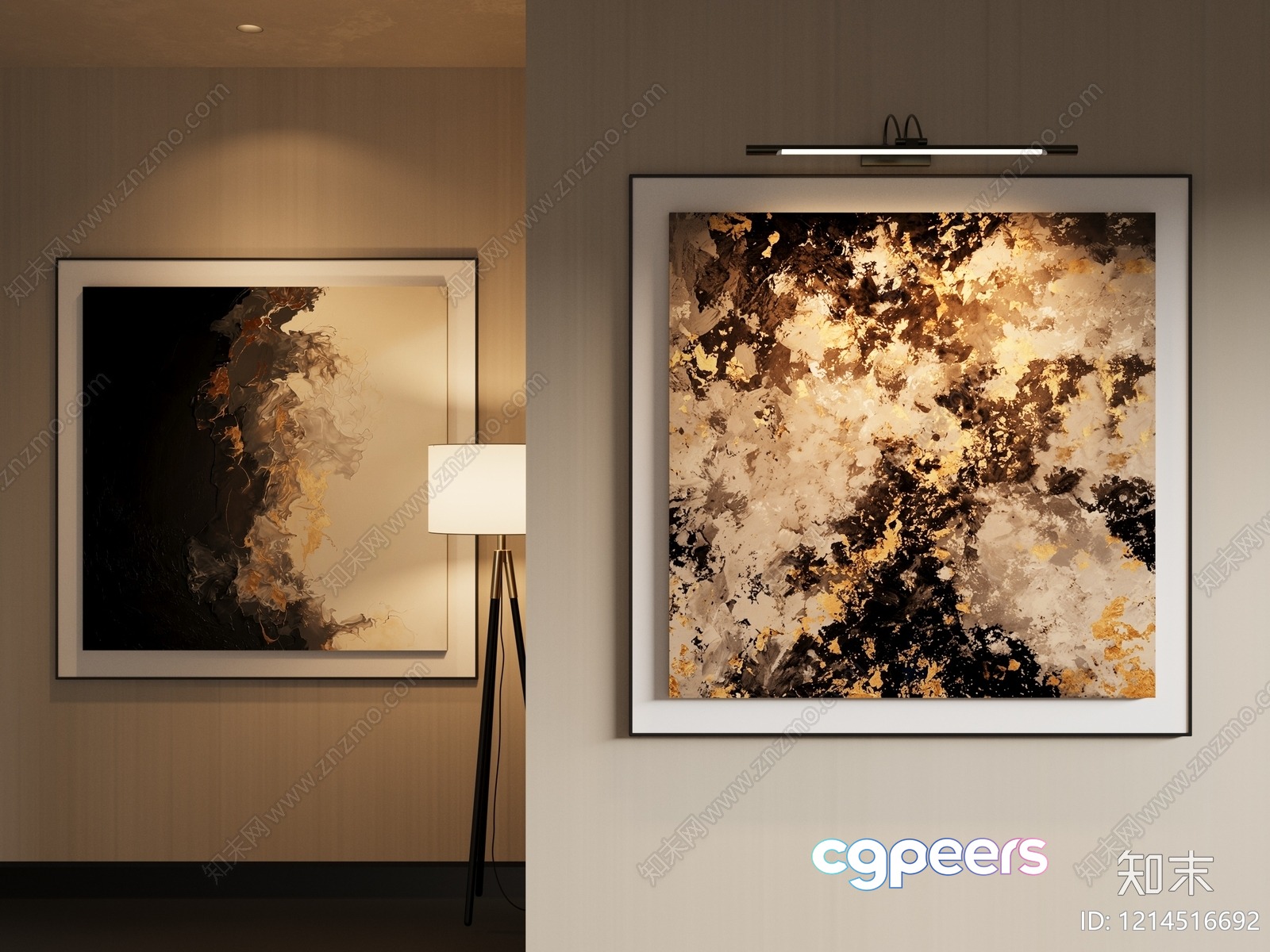 Modern Art Gallery 3D Model - 7605 - VRAY Render Modern Art Gallery 3D Model - 7605 - VRAY Render