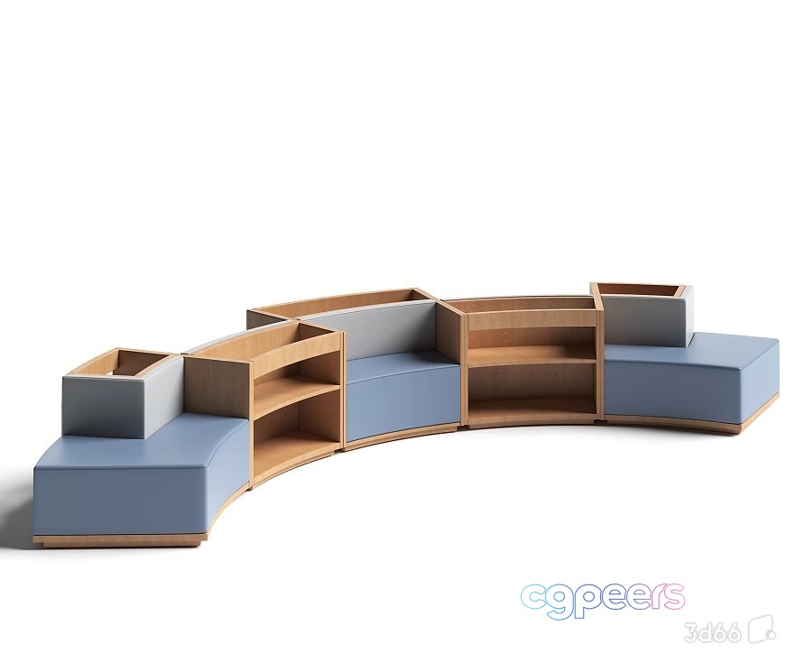 A Modular Sofa 3D Model - 20328 - VRAY Render A Modular Sofa 3D Model - 20328 - VRAY Render