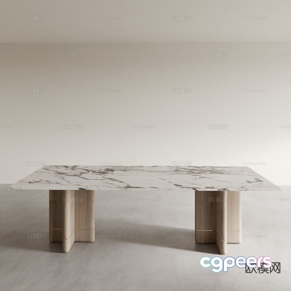 Modern Minimalist Table 3D Model - 15843 - CORONA Render Modern Minimalist Table 3D Model - 15843 - CORONA Render