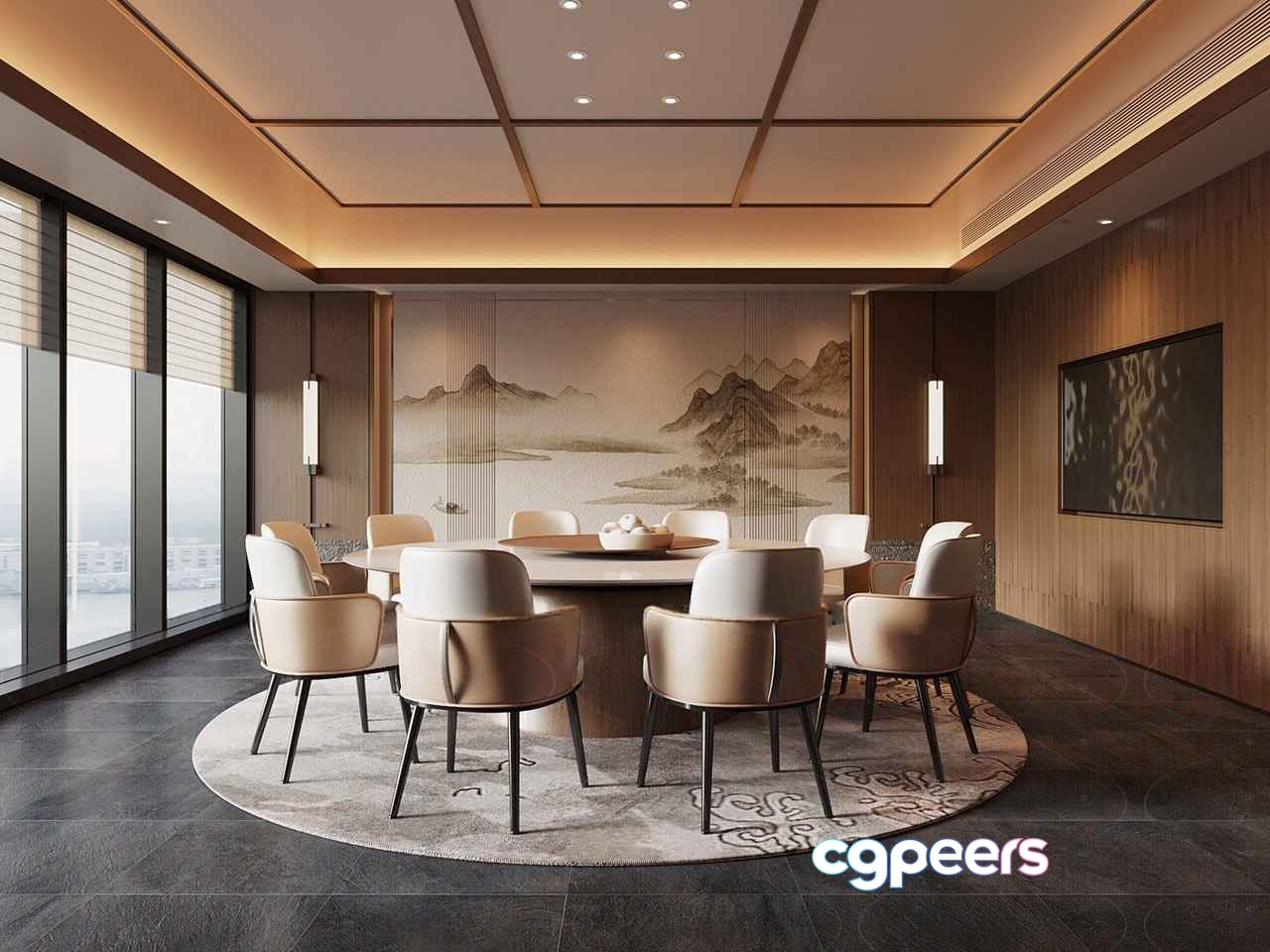 Modern Conference Room 3D Model - 7238 - VRAY Render Modern Conference Room 3D Model - 7238 - VRAY Render