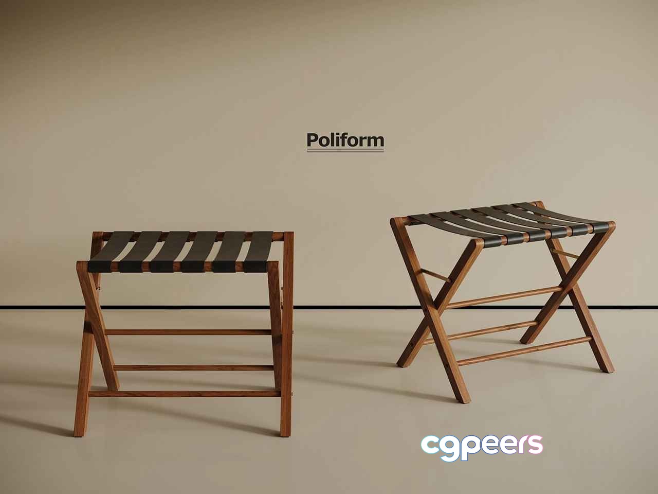 Simple Wooden Stools 3D Model - 19629 - VRAY Render Simple Wooden Stools 3D Model - 19629 - VRAY Render