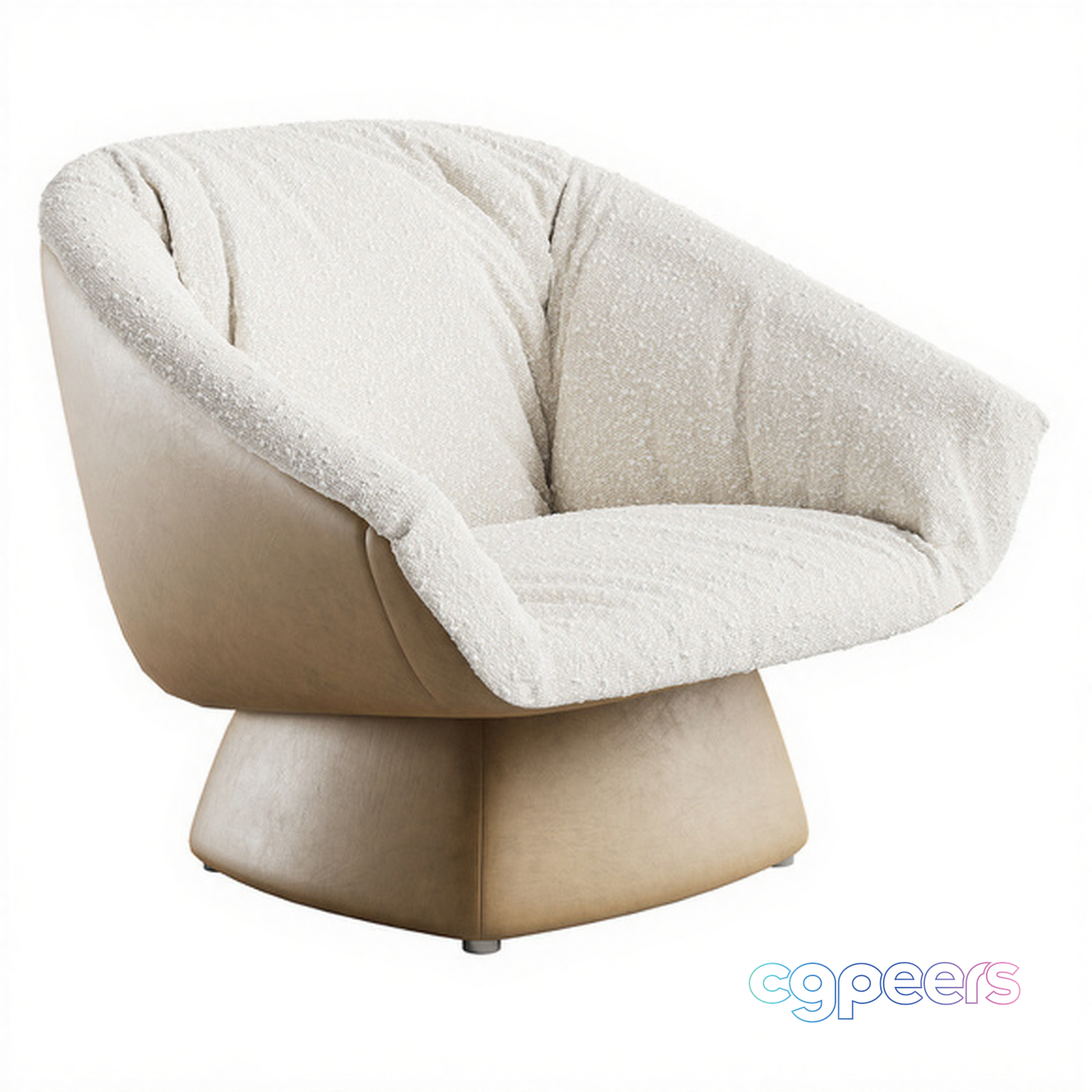 Modern Beige Chair 3D Model - 20968 - CORONA Render