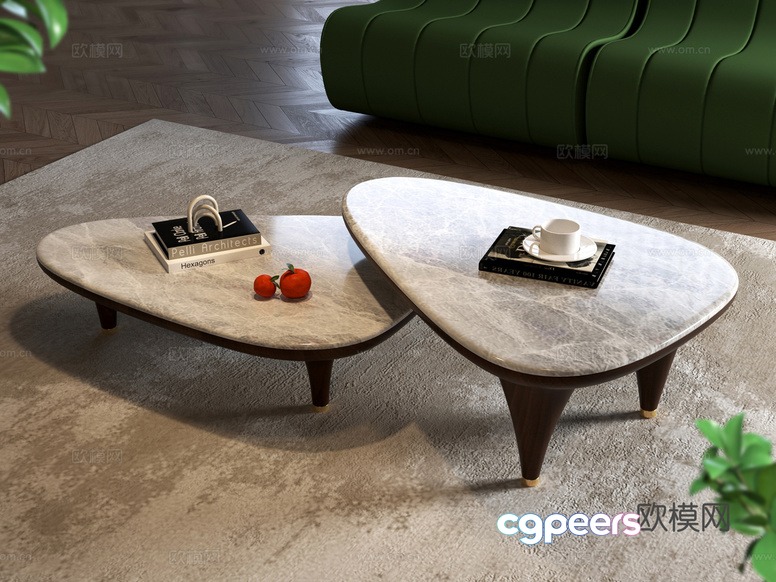 Modern Coffee Tables 3D Model - 18589 - VRAY Render Modern Coffee Tables 3D Model - 18589 - VRAY Render