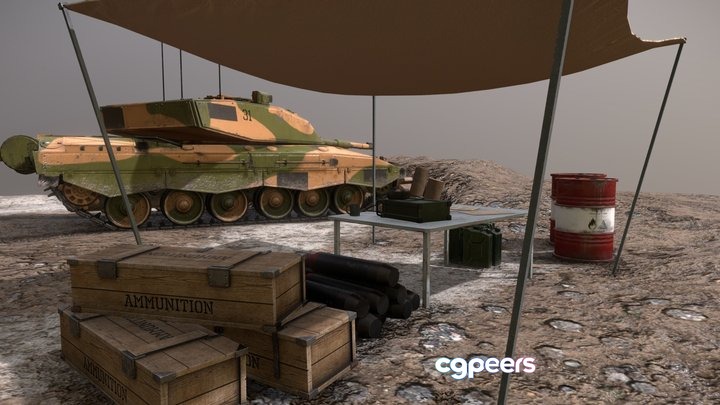 3D Game Assets - Challenger 2 Shooting Range 3D Game Assets - Challenger 2 Shooting Range