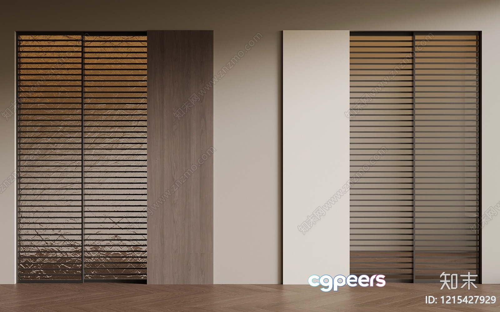 Modern Sliding Doors 3D Model - 18180 - VRAY Render Modern Sliding Doors 3D Model - 18180 - VRAY Render