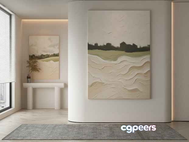 Modern Art Pieces 3D Model - 15665 - VRAY Render Modern Art Pieces 3D Model - 15665 - VRAY Render