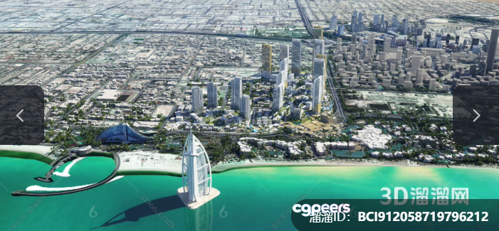 White Cityscape 3D Model - 2452 - VRAY Render White Cityscape 3D Model - 2452 - VRAY Render