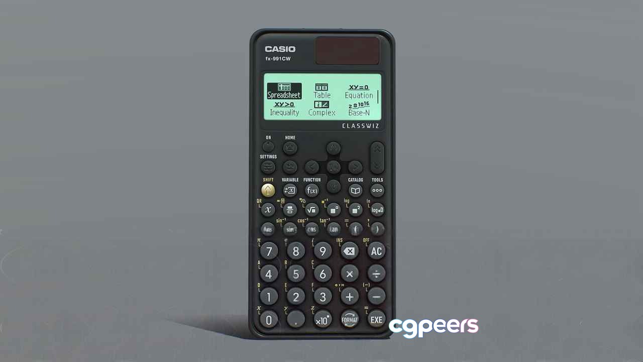 A Black Casio Calculator 3D Model - 5989 - VRAY Render A Black Casio Calculator 3D Model - 5989 - VRAY Render