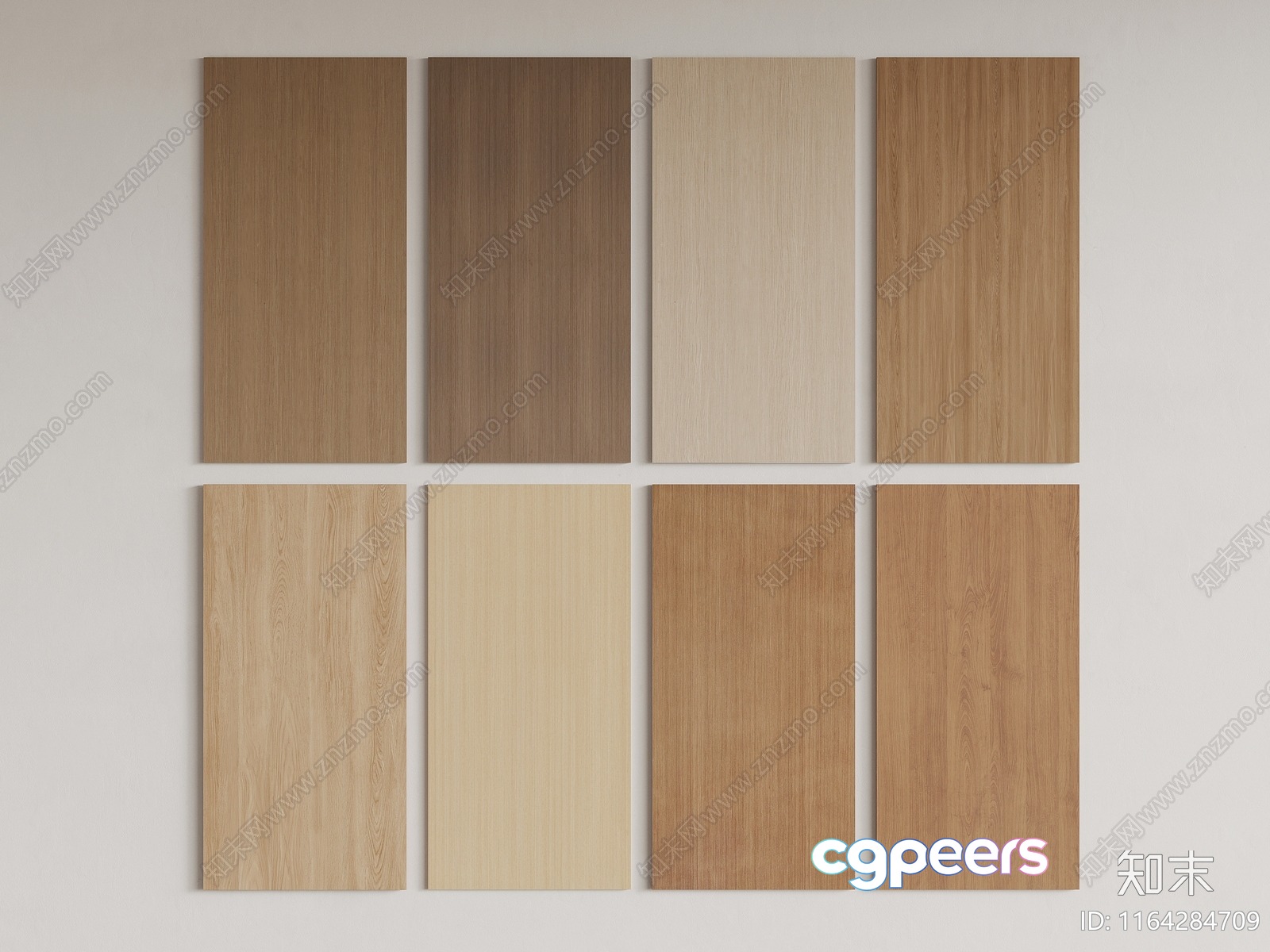 Wooden Paneling 3D Model - 13637 - VRAY Render