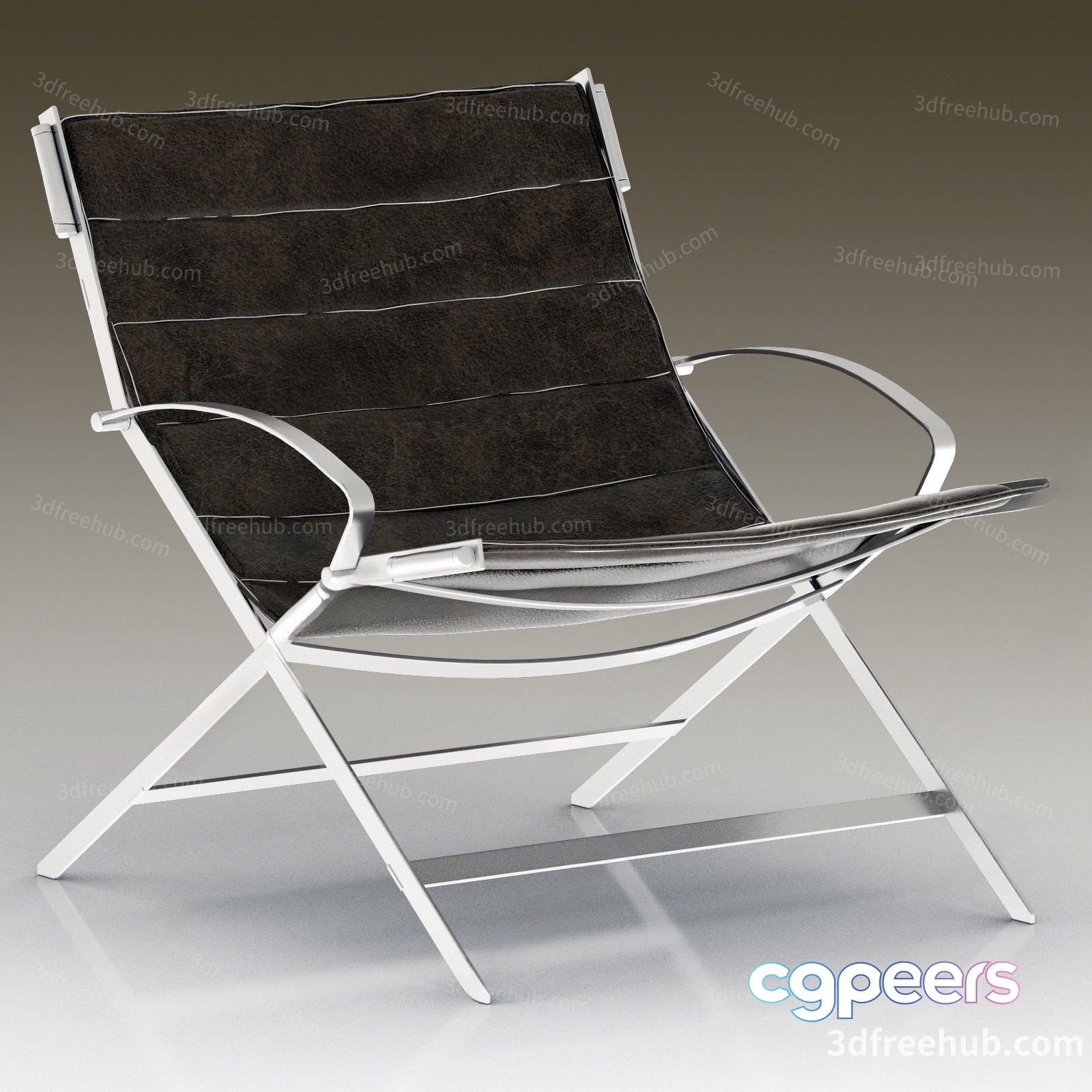 Modern Transparent Chair 3D Model - 22251 - VRAY Render