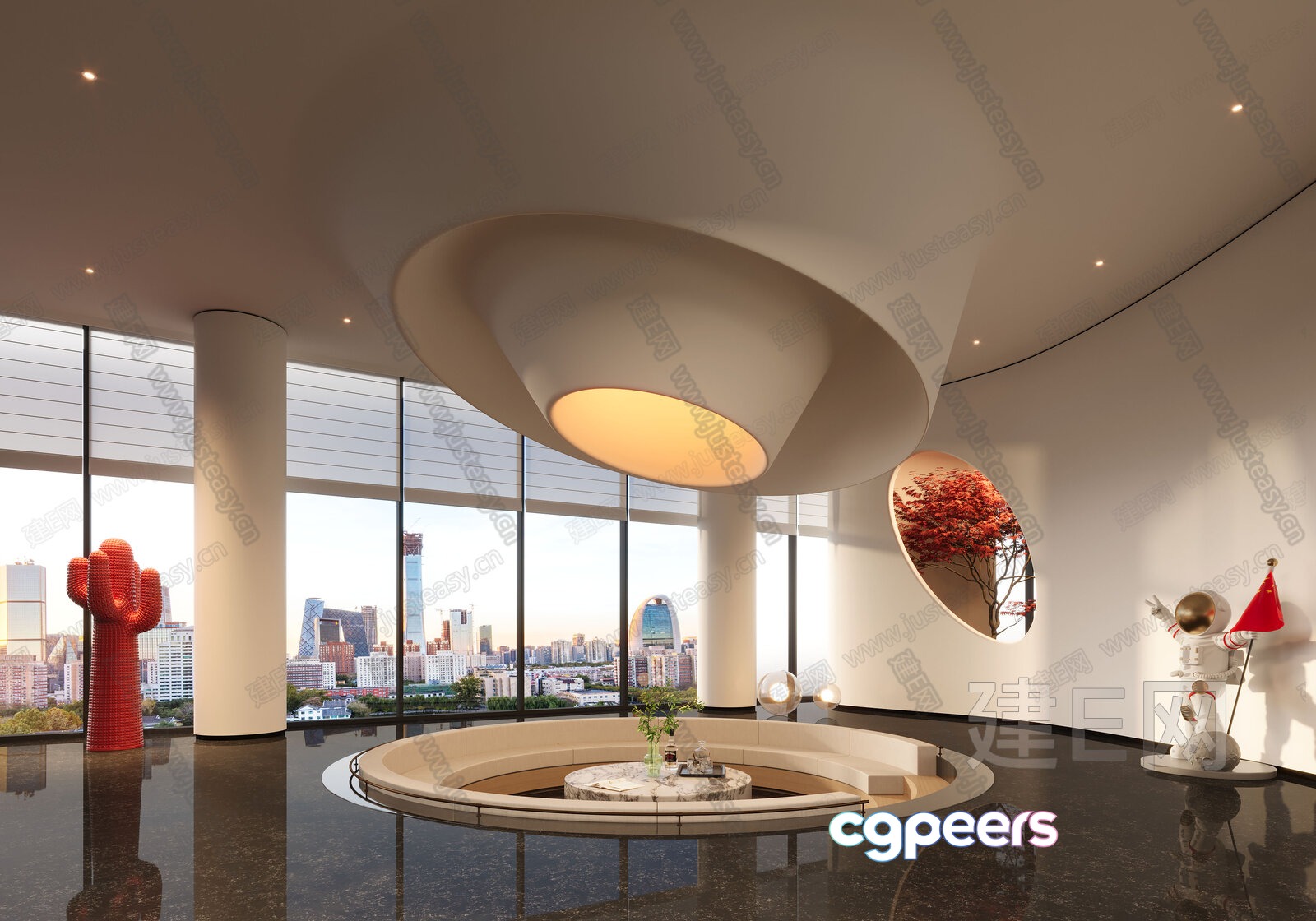 Contemporary Art Gallery 3D Model - 16362 - VRAY Render
