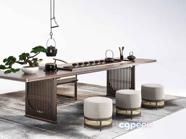 Traditional Japanese Dining Room 3D Model - 16666 - CORONA Render Traditional Japanese Dining Room 3D Model - 16666 - CORONA Render