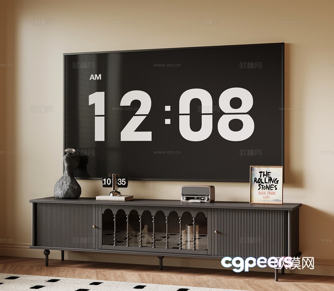Modern Tv Stand 3D Model - 9726 - VRAY Render