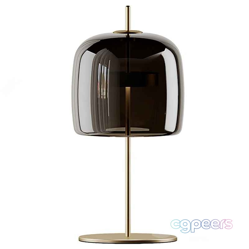 Gold Table Lamp 3D Model - 9617 - CORONA Render Gold Table Lamp 3D Model - 9617 - CORONA Render