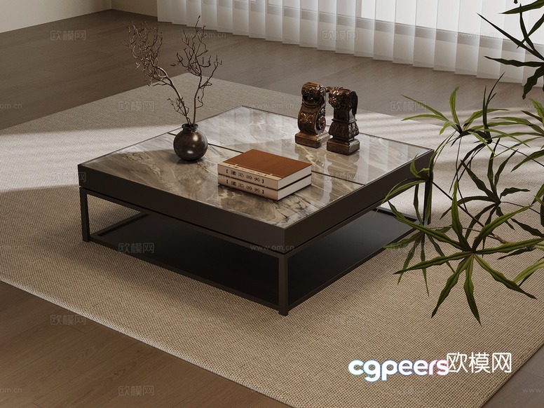 Modern Living Room 3D Model - 9719 - VRAY Render Modern Living Room 3D Model - 9719 - VRAY Render
