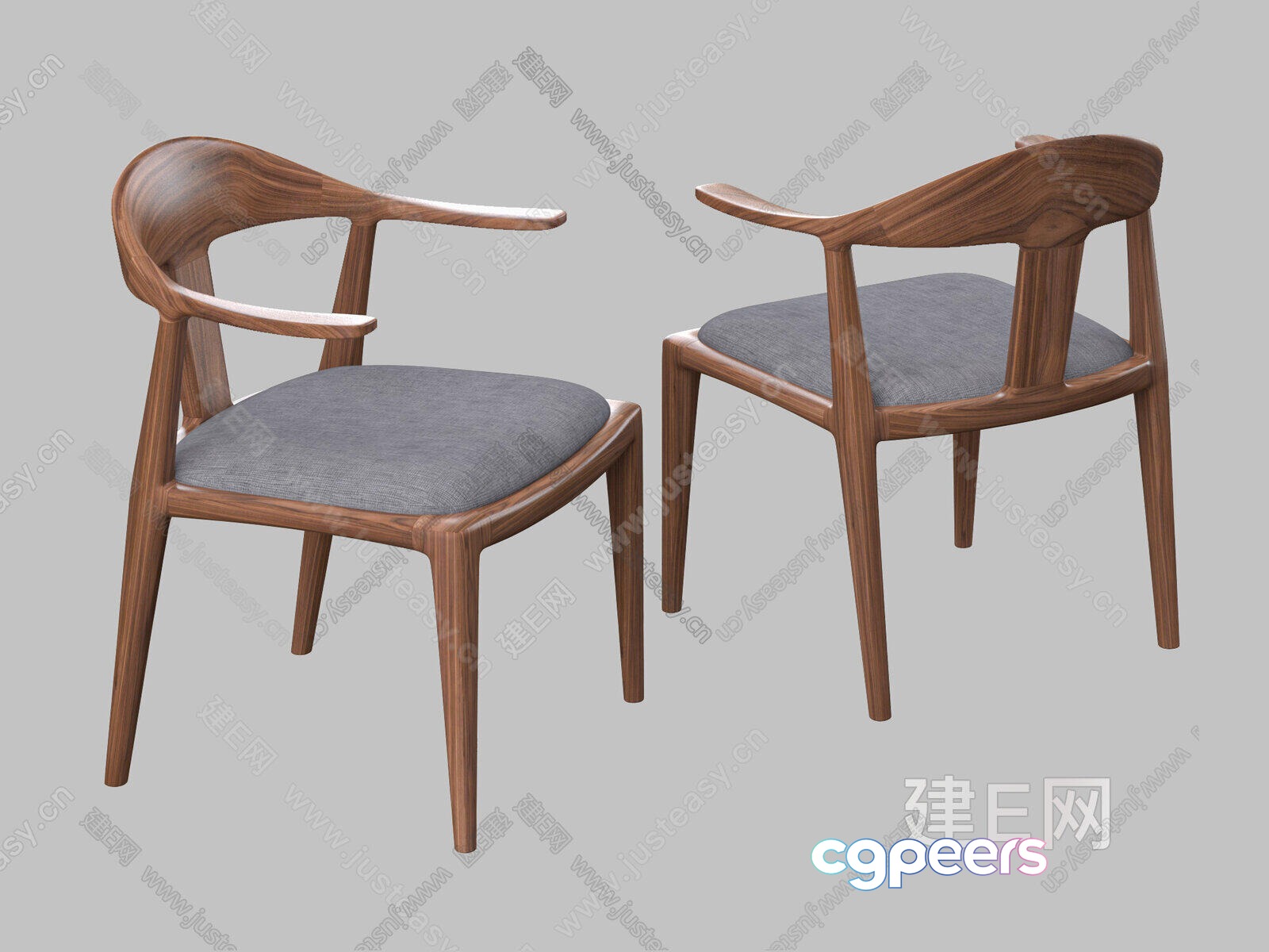 Wooden Dining Chairs 3D Model - 2198 - VRAY Render Wooden Dining Chairs 3D Model - 2198 - VRAY Render