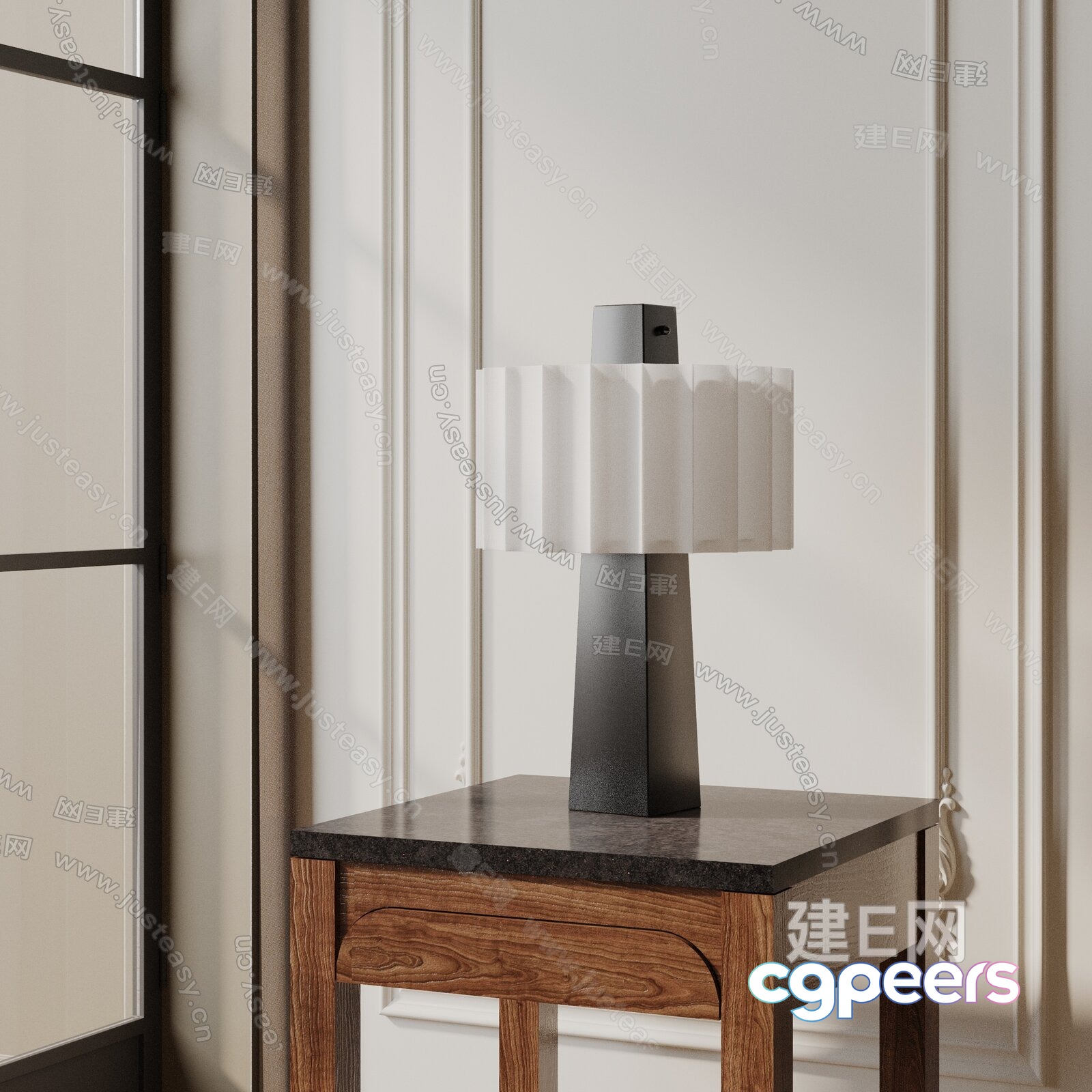Modern Table Lamp 3D Model - 15170 - VRAY Render