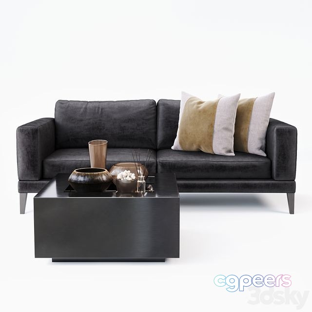 3ds Max Free - THE DARCEY 3 SEAT SOFA 3ds Max Free - THE DARCEY 3 SEAT SOFA
