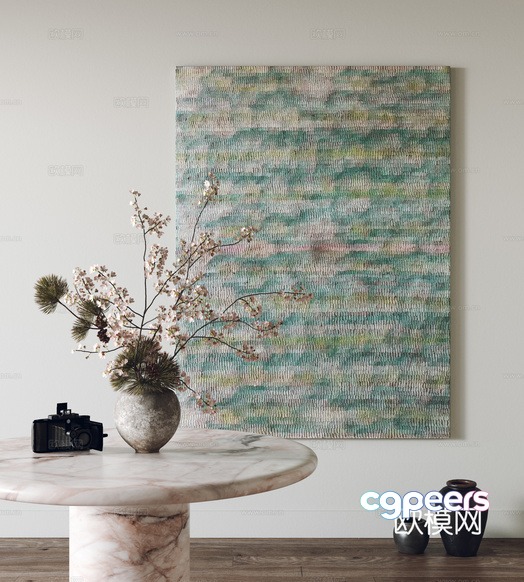 Minimalist Home Decor 3D Model - 22377 - VRAY Render