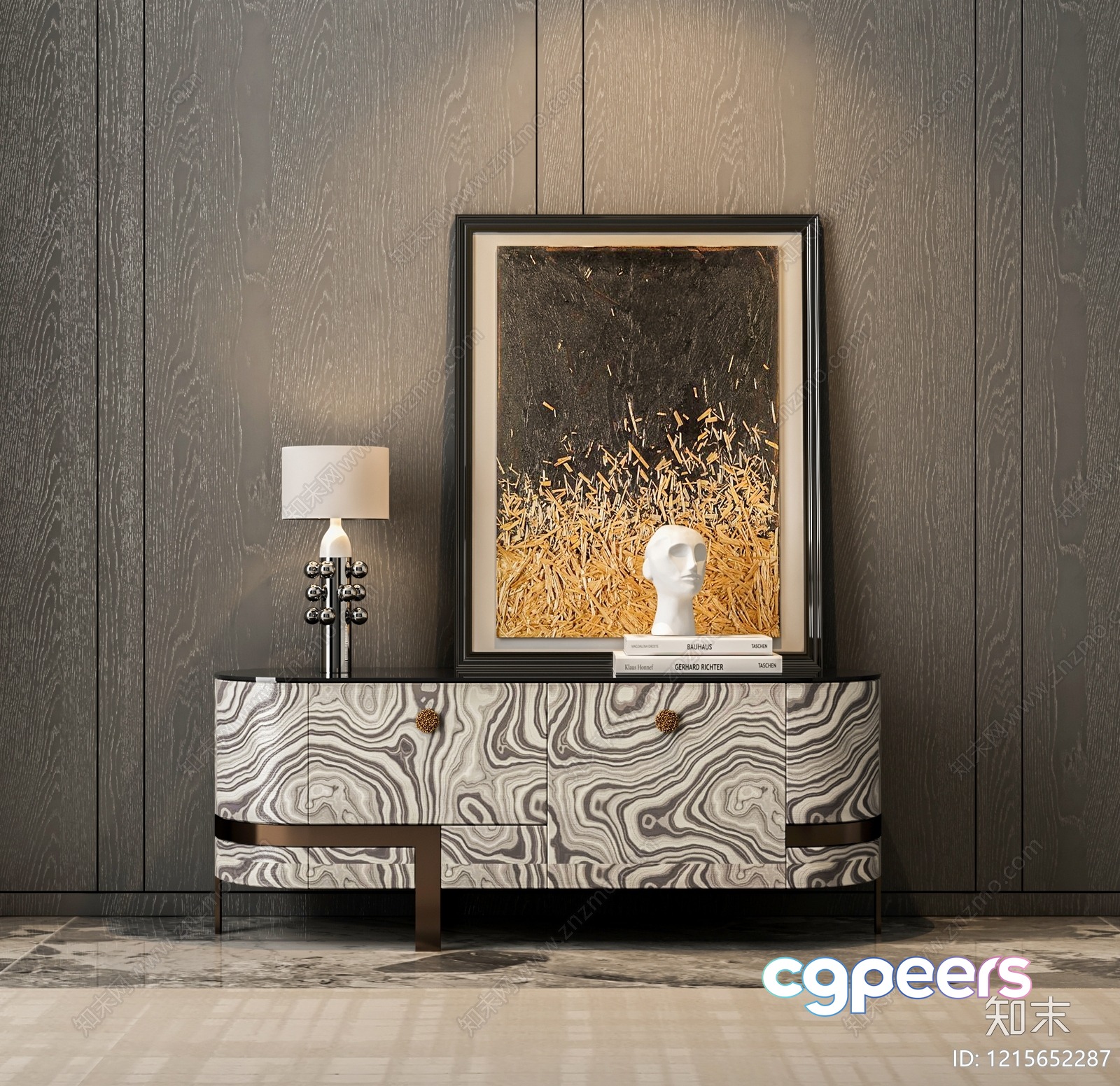 Modern Home Decor 3D Model - 10726 - VRAY Render