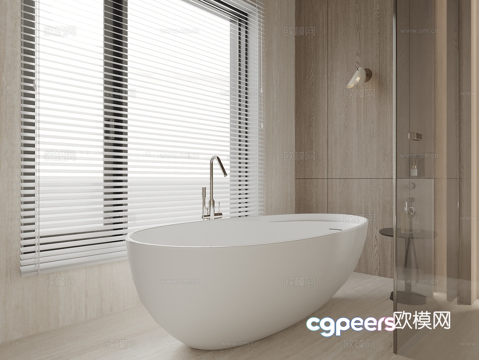 A White Bathtub 3D Model - 13606 - VRAY Render A White Bathtub 3D Model - 13606 - VRAY Render