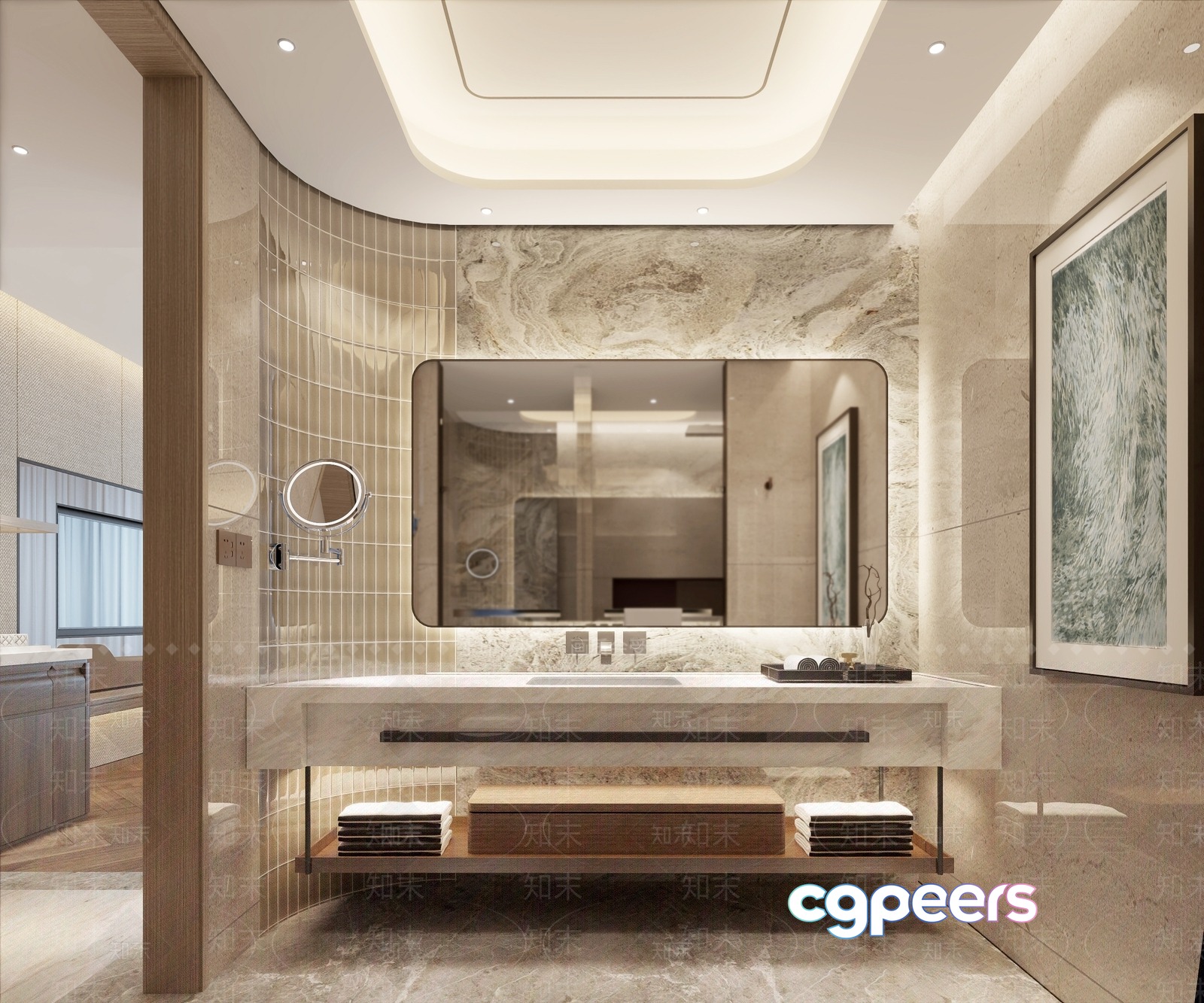 Modern Bathroom Sink 3D Model - 5809 - VRAY Render