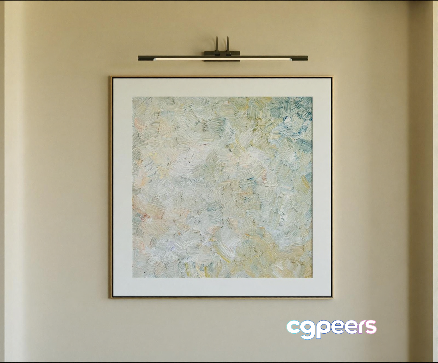 A Framed Abstract Painting 3D Model - 3577 - VRAY Render A Framed Abstract Painting 3D Model - 3577 - VRAY Render
