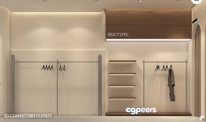 A Clothing Store Display 3D Model - 5541 - VRAY Render A Clothing Store Display 3D Model - 5541 - VRAY Render