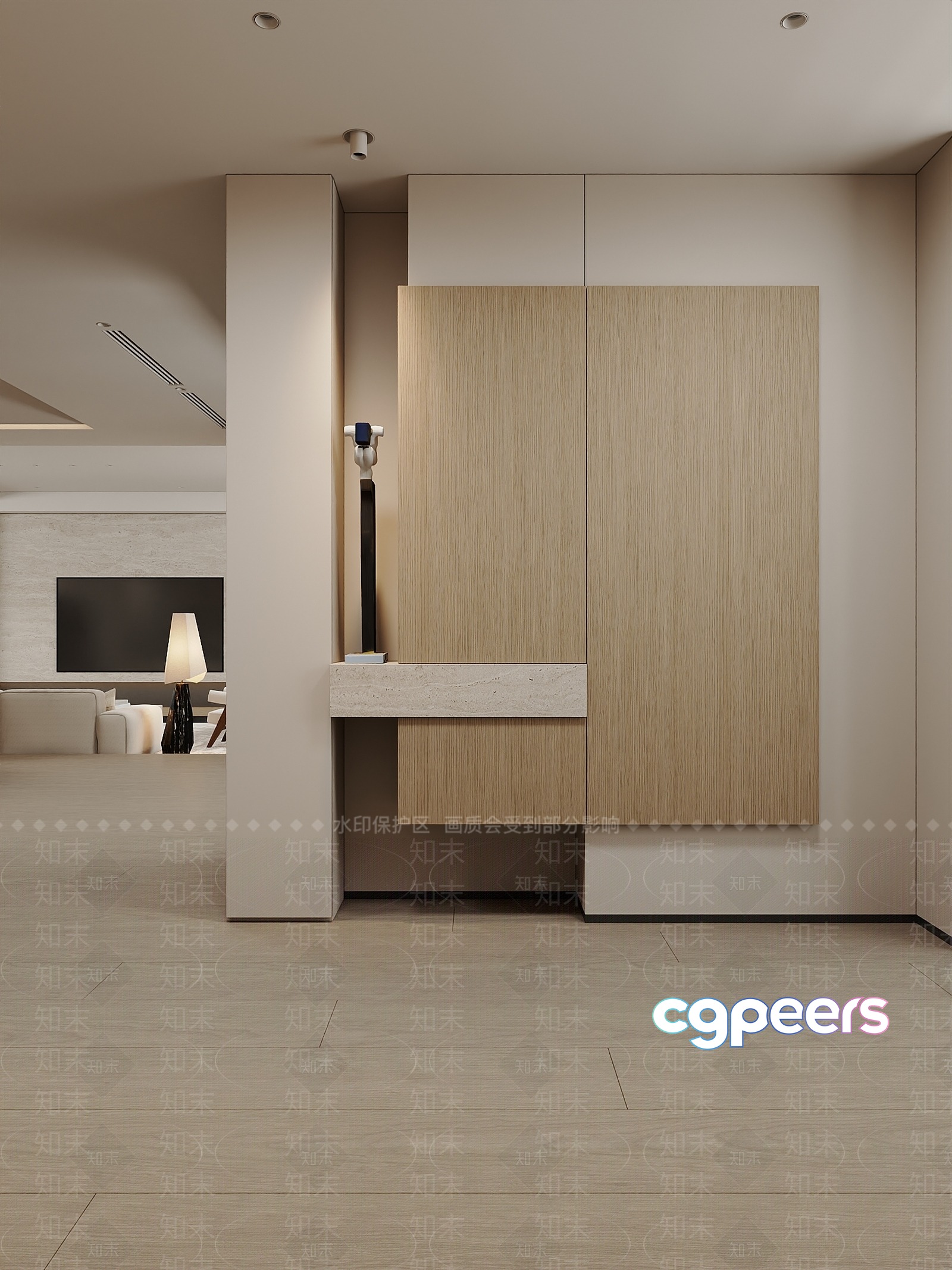Modern Minimalist Interior 3D Model - 10453 - CORONA Render Modern Minimalist Interior 3D Model - 10453 - CORONA Render