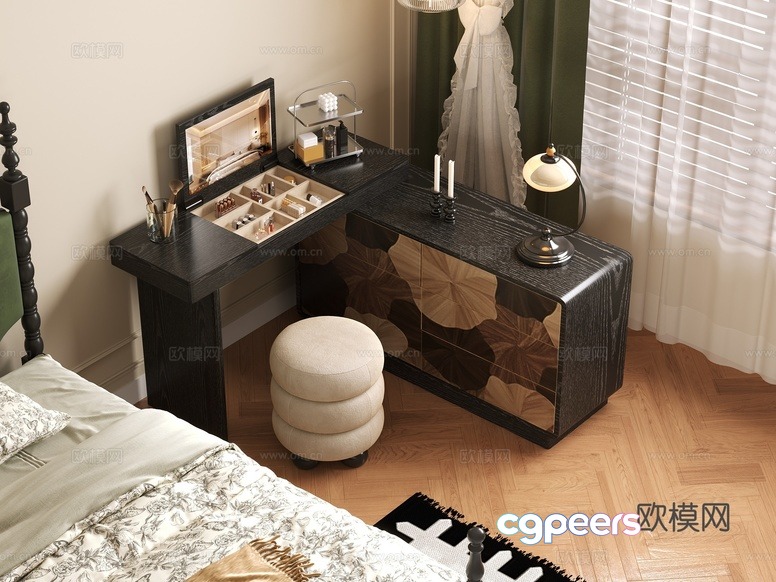 Cozy Bedroom 3D Model - 8453 - CORONA Render