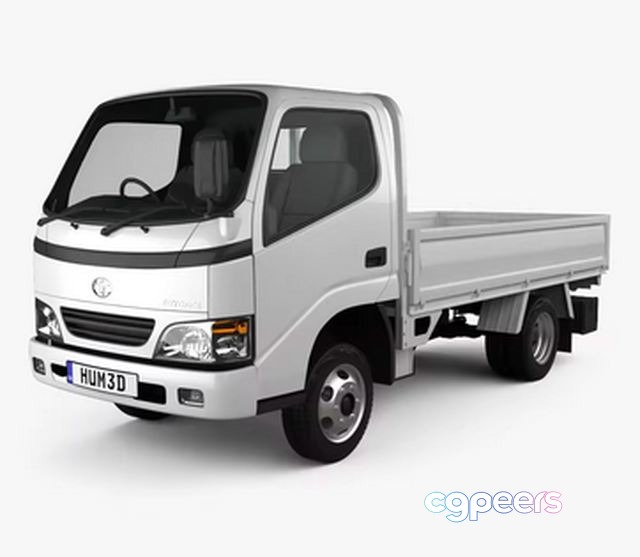 3D Game Assets - Toyota ToyoAce Flatbed 2006 3D Game Assets - Toyota ToyoAce Flatbed 2006