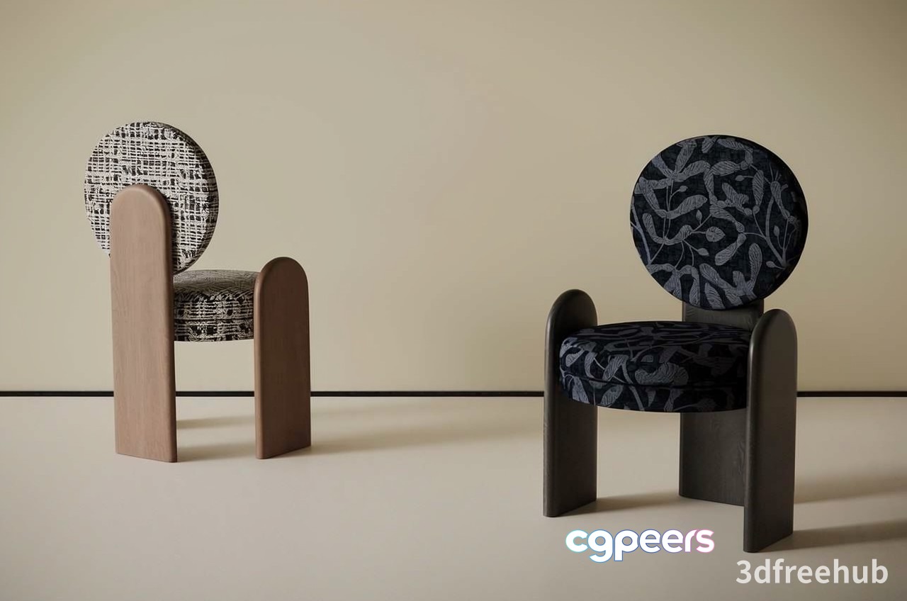 Modern 3D Chairs 3D Model - 21311 - VRAY Render