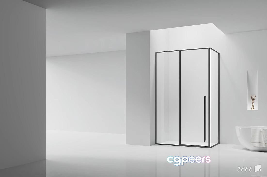 Minimalist Bathroom 3D Model - 22075 - VRAY Render Minimalist Bathroom 3D Model - 22075 - VRAY Render