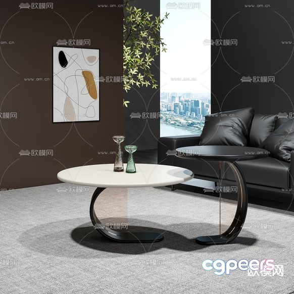 Modern Living Room 3D Model - 10296 - VRAY Render Modern Living Room 3D Model - 10296 - VRAY Render