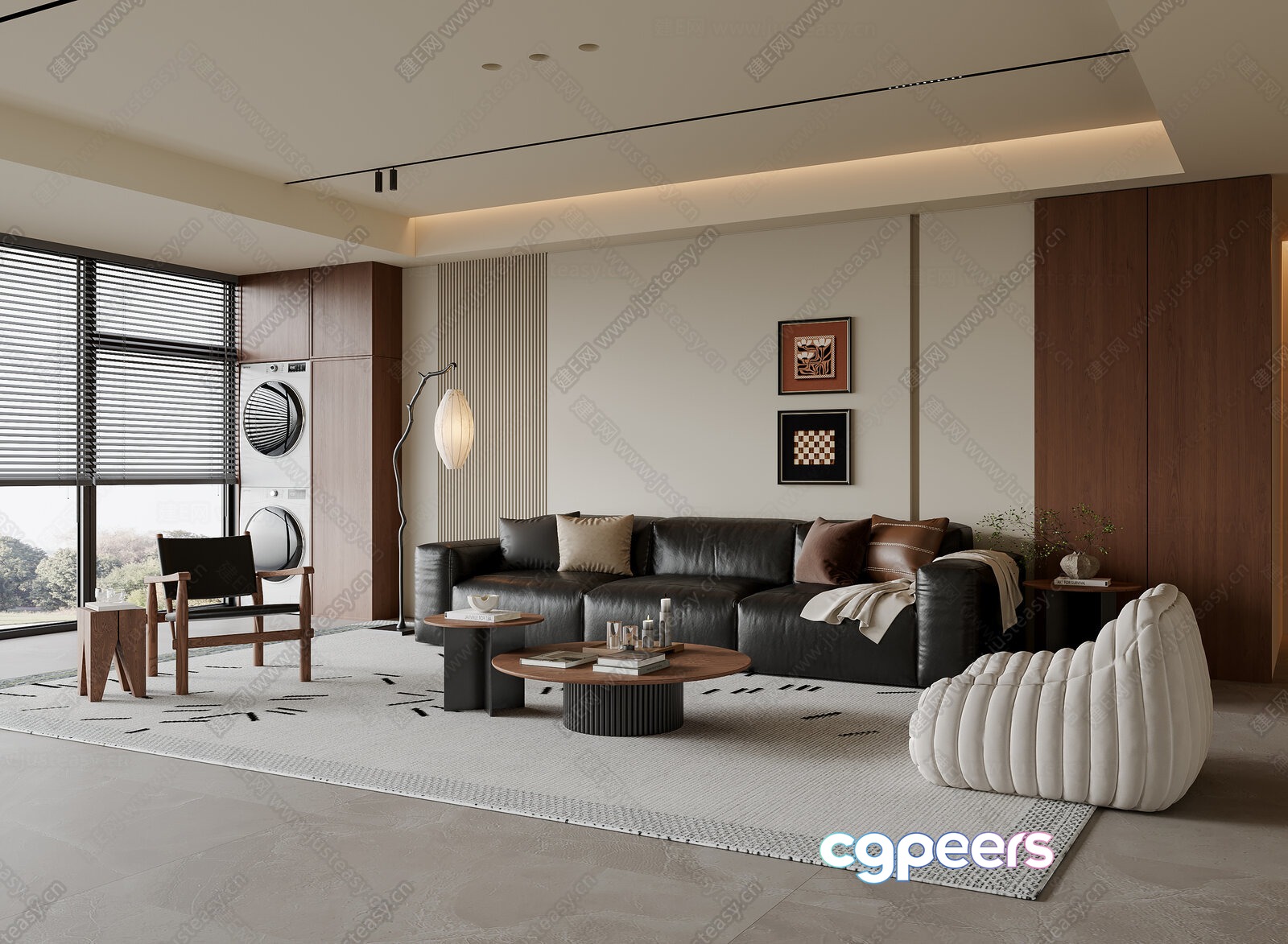 Modern Living Room 3D Model - 2592 - VRAY Render Modern Living Room 3D Model - 2592 - VRAY Render
