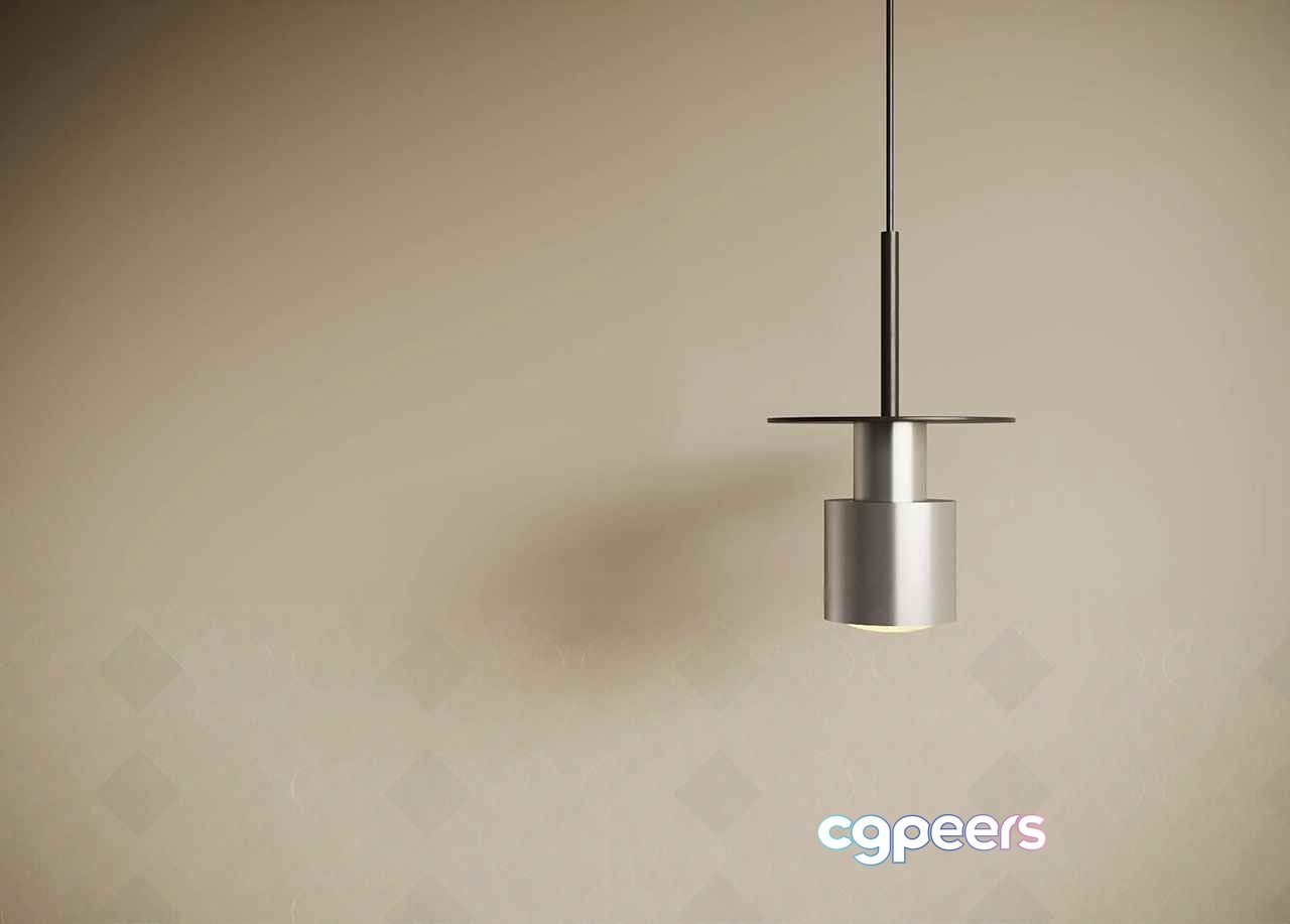Modern Silver Light Fixture 3D Model - 20173 - VRAY Render Modern Silver Light Fixture 3D Model - 20173 - VRAY Render