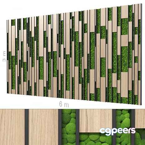 Modern Wall Art 3D Model - 3955 - CORONA Render