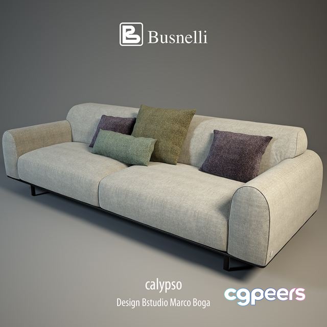 3ds Max Free - Busnelli Сalypso sofa 3ds Max Free - Busnelli Сalypso sofa