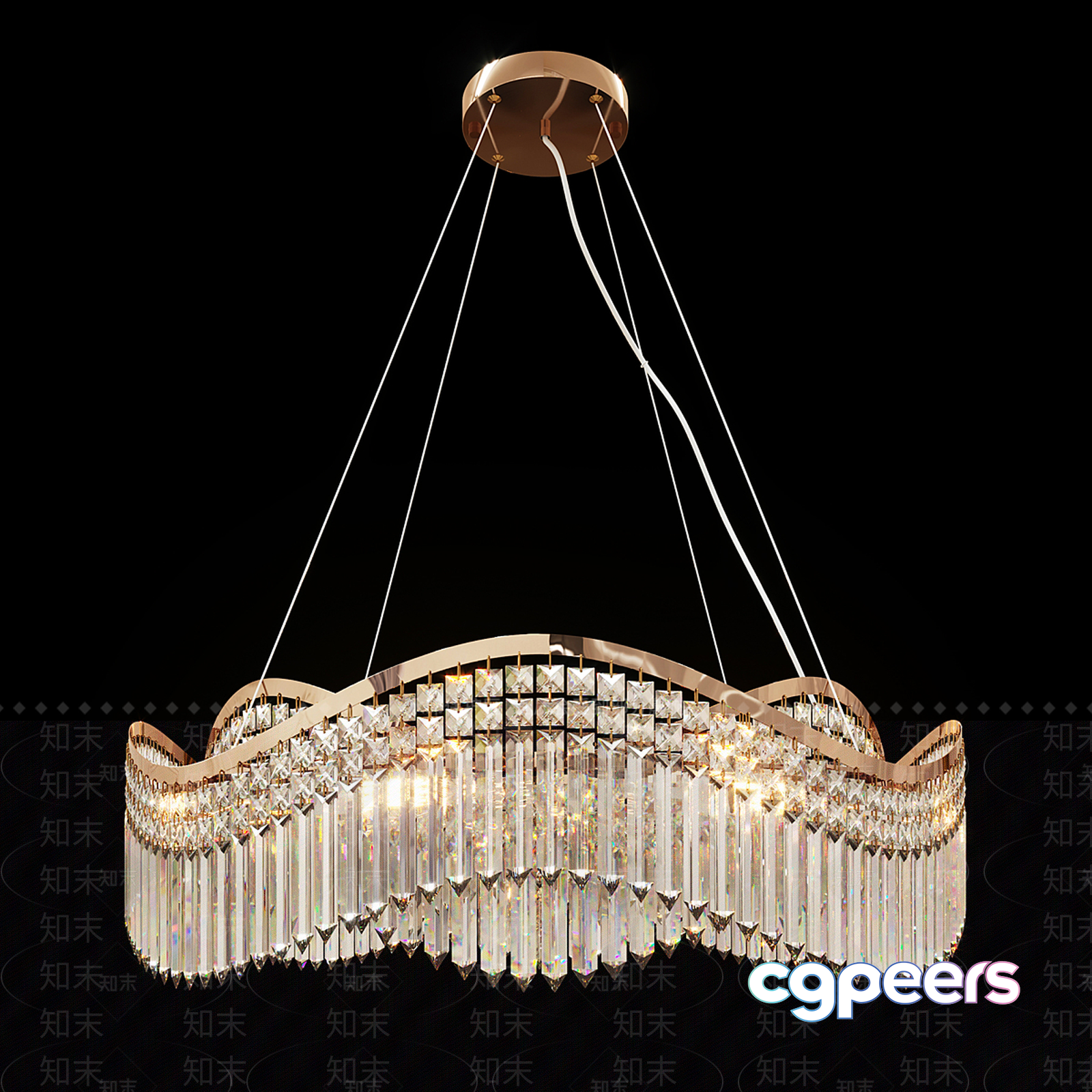 Gold Light Fixture 3D Model - 16399 - VRAY Render Gold Light Fixture 3D Model - 16399 - VRAY Render