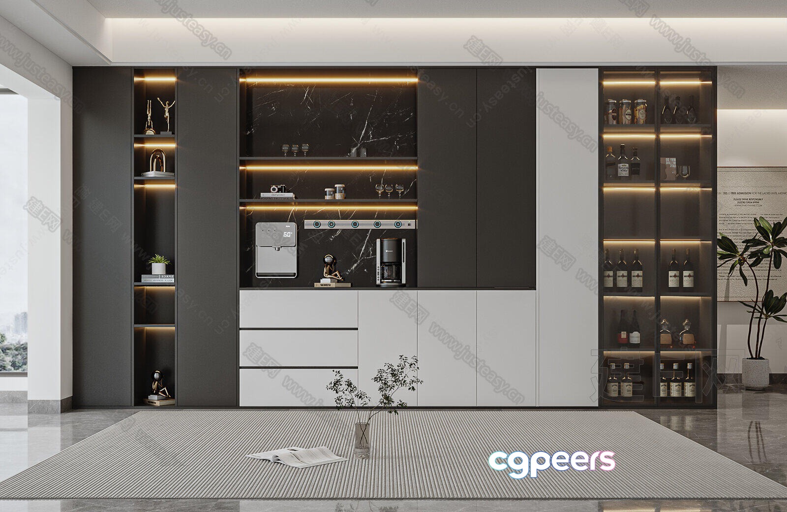Modern Kitchen Design 3D Model - 16563 - VRAY Render Modern Kitchen Design 3D Model - 16563 - VRAY Render