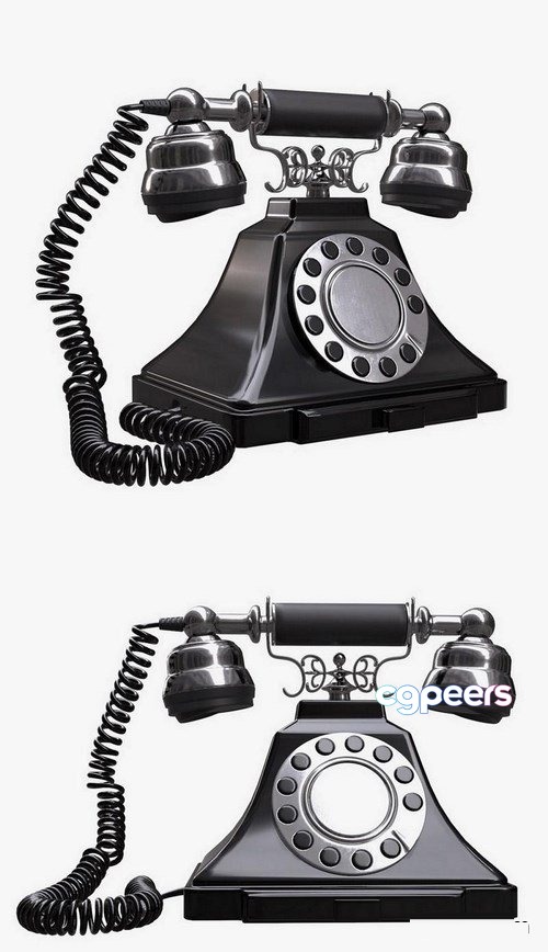 3D Game Assets - Classic Rotary Phone - 3D Model 3D Game Assets - Classic Rotary Phone - 3D Model