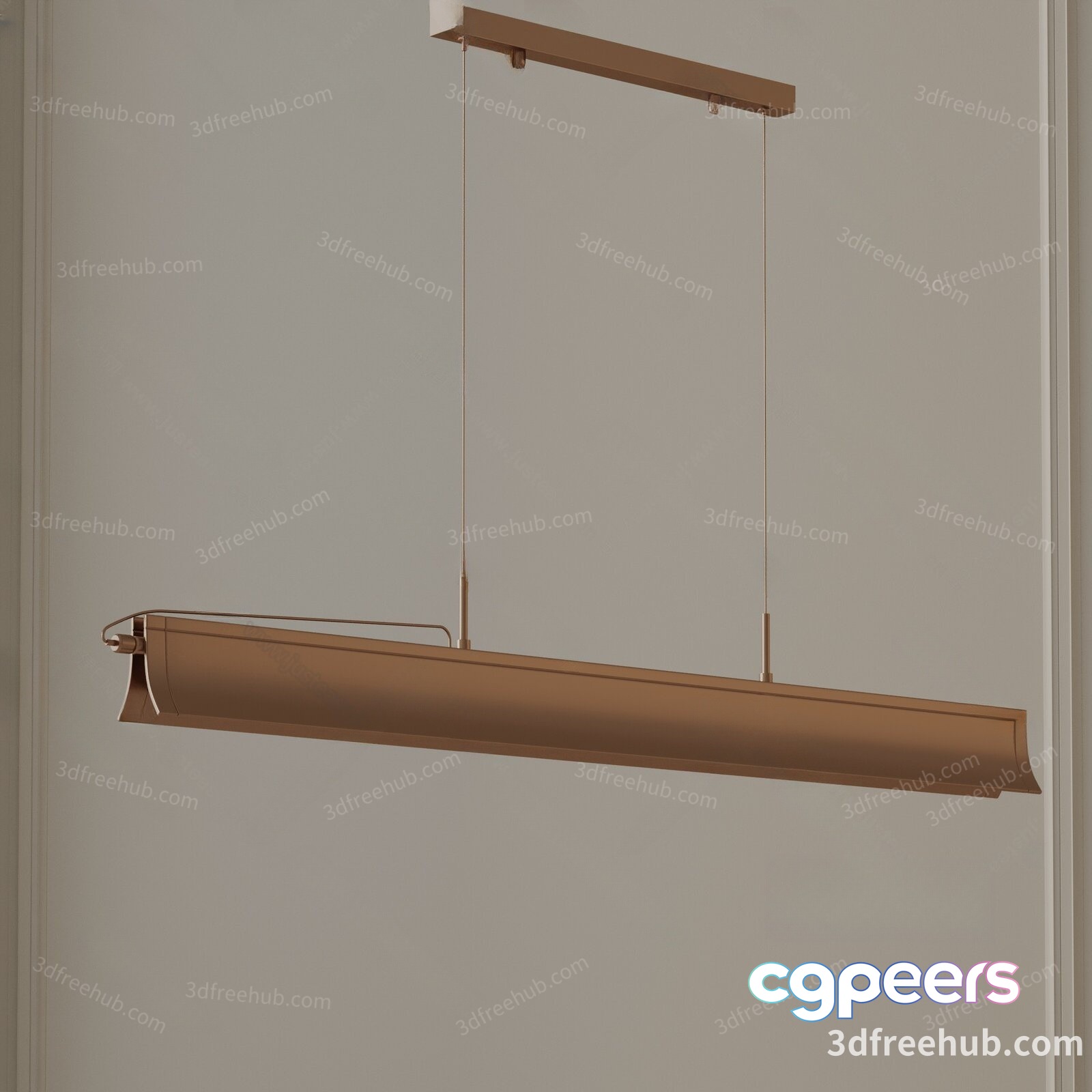 Gold Light Fixture 3D Model - 18982 - VRAY Render Gold Light Fixture 3D Model - 18982 - VRAY Render