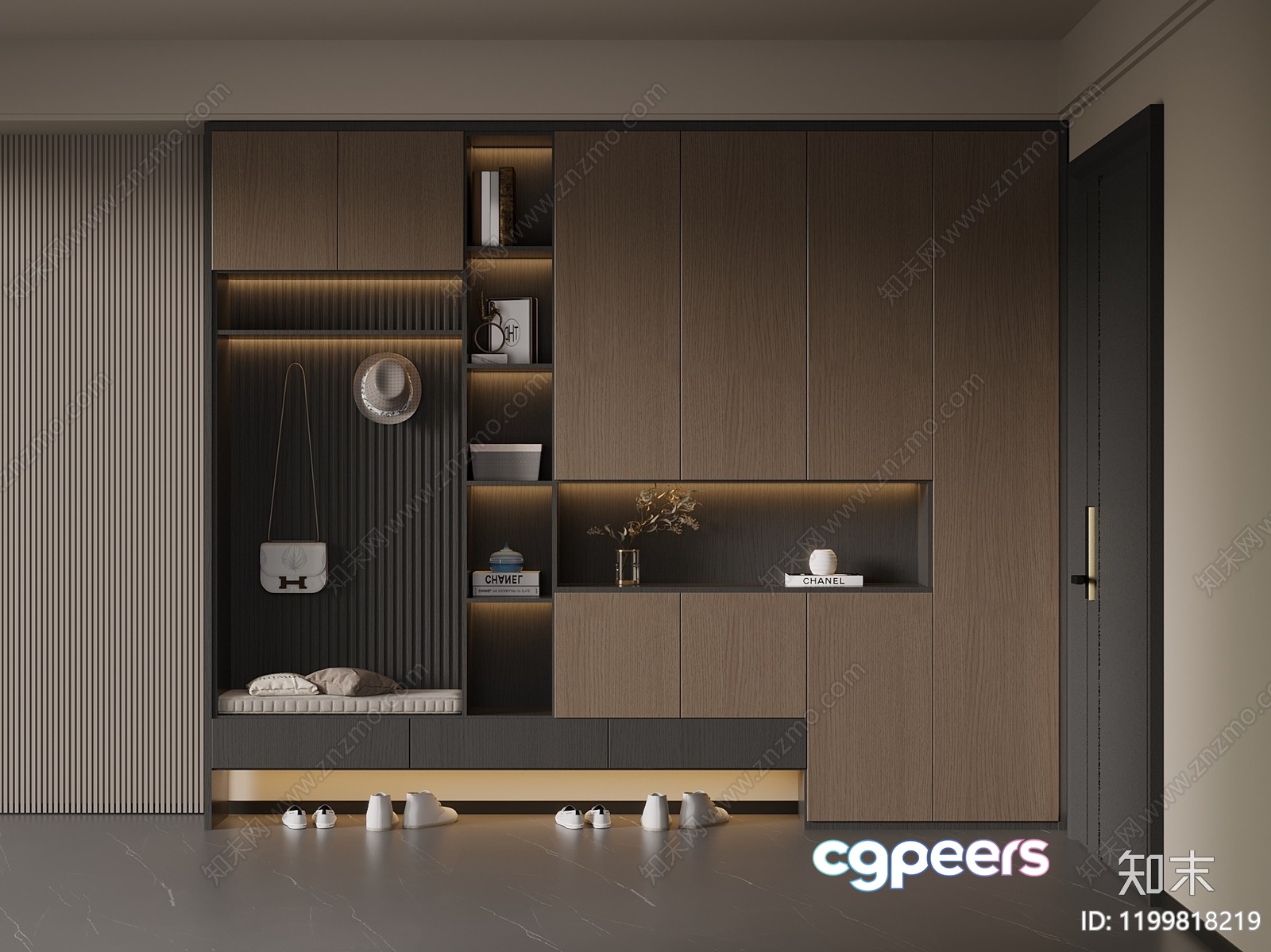 Modern Storage Unit 3D Model - 22637 - VRAY Render Modern Storage Unit 3D Model - 22637 - VRAY Render